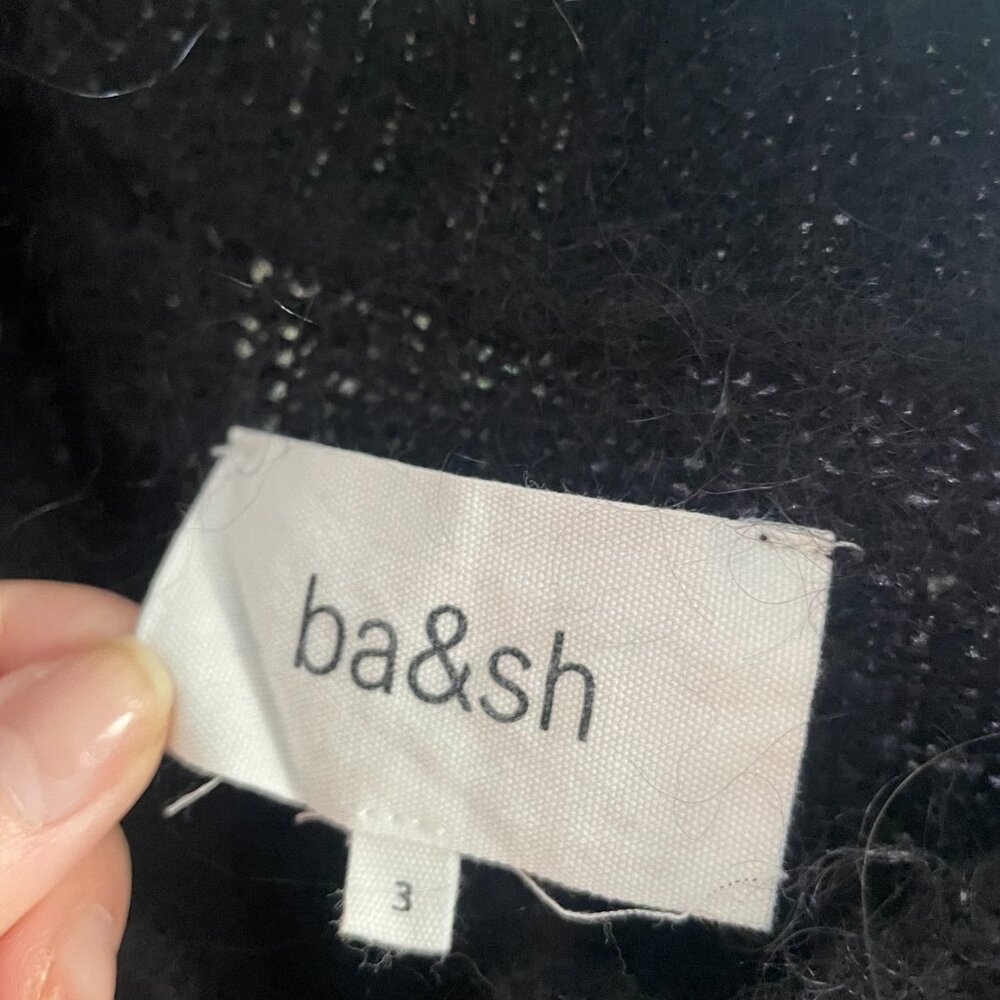 Black ba&sh Wool Cardigan - Picture 3 of 3